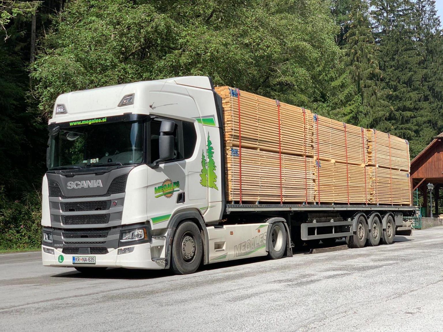 Storitve - MEGALES - odkup in transport lesa