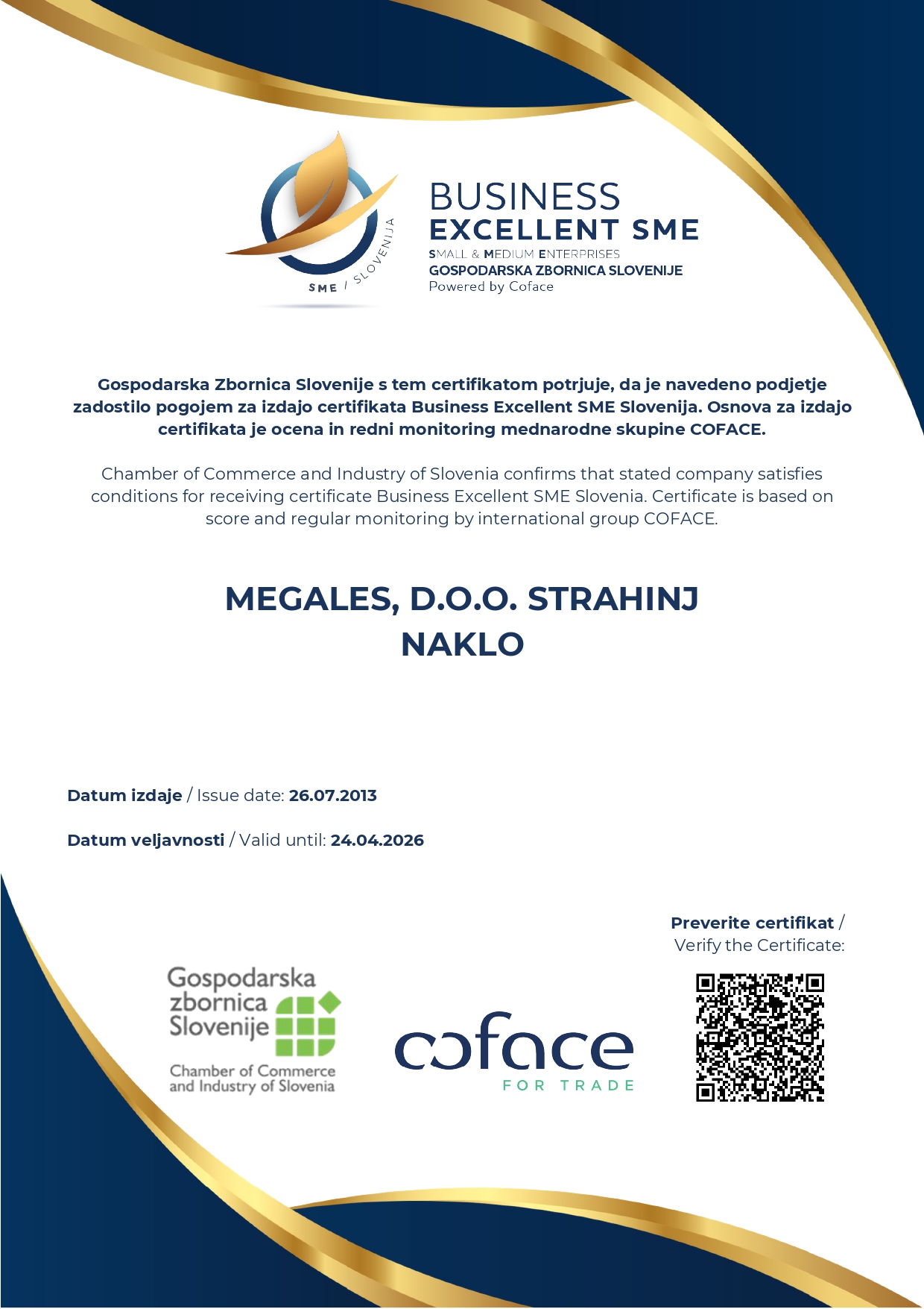 MEGALES, d.o.o. Strahinj - SME Certificate - 20250801-134409_page-0001