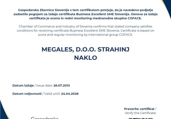 MEGALES, d.o.o. Strahinj - SME Certificate - 20250801-134409_page-0001